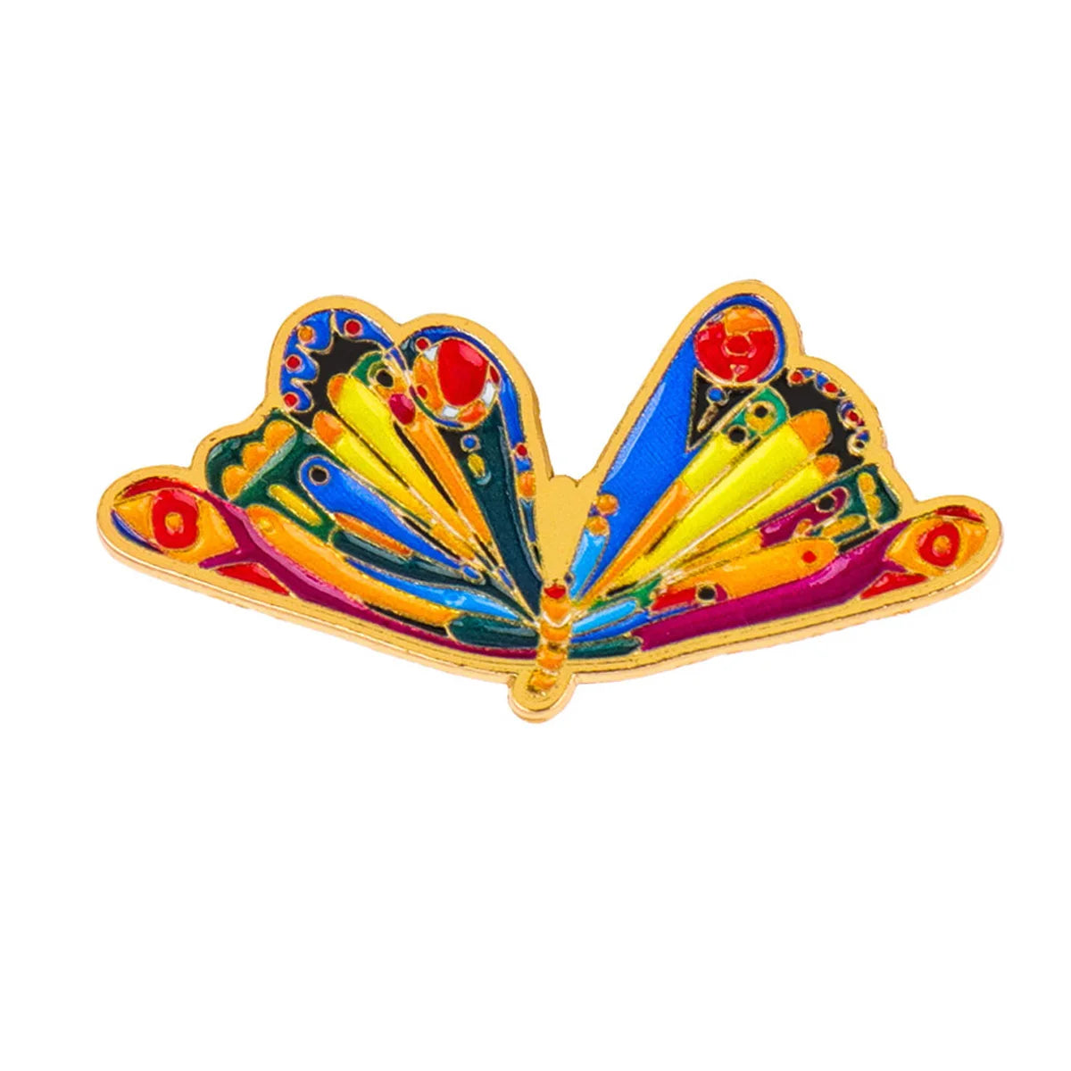 Colorful Moth Pin