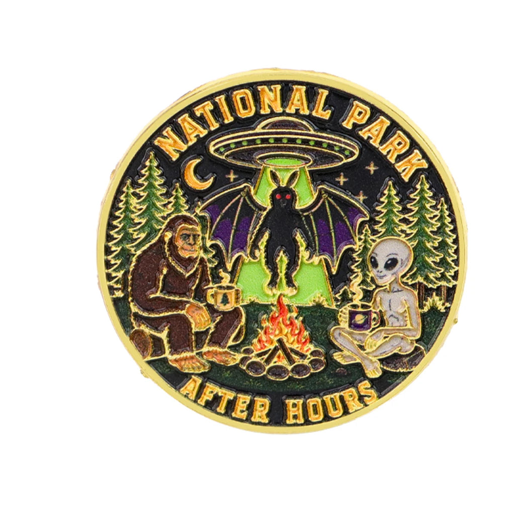 National Park After Hours Cryptid Pin