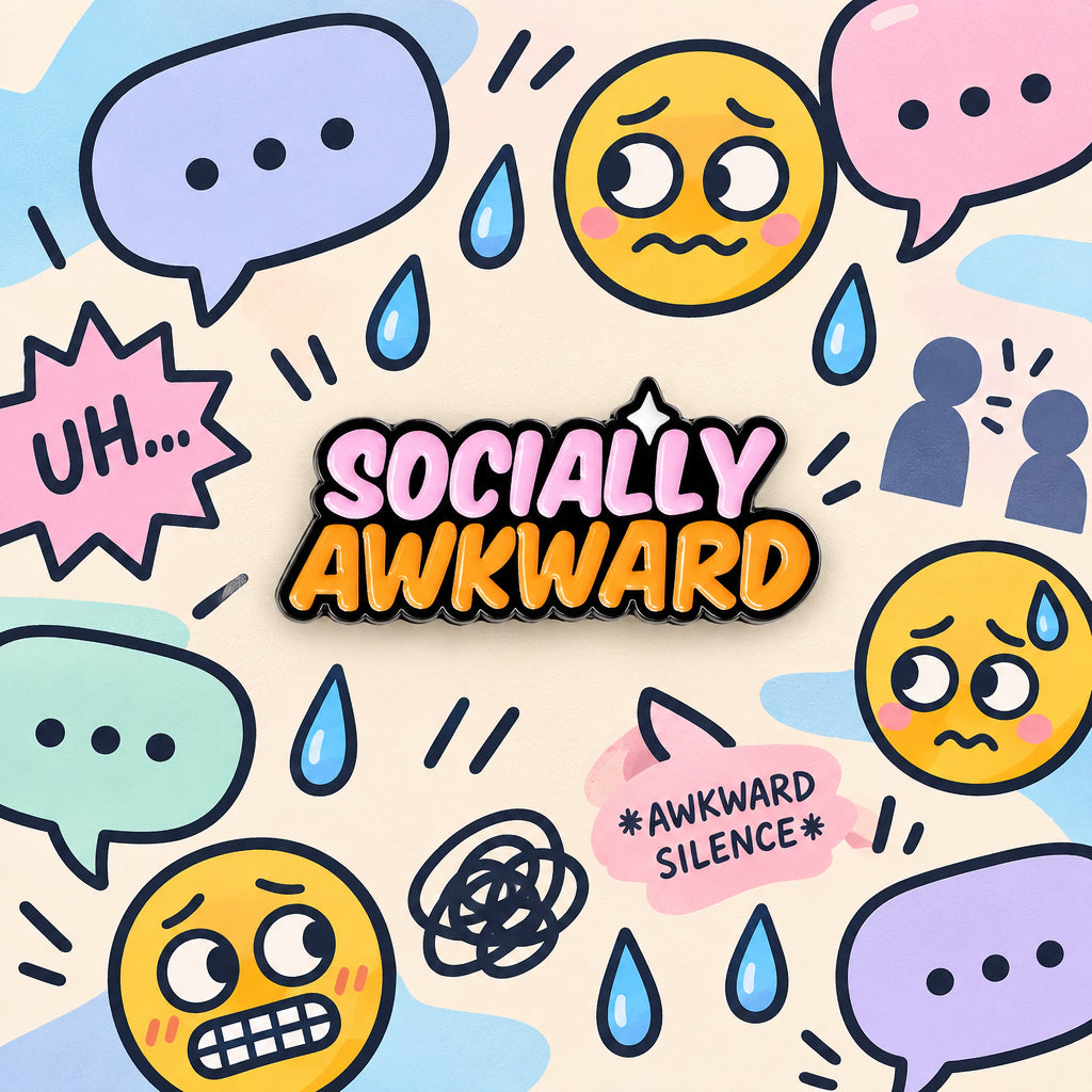 Socially Awkward Pin