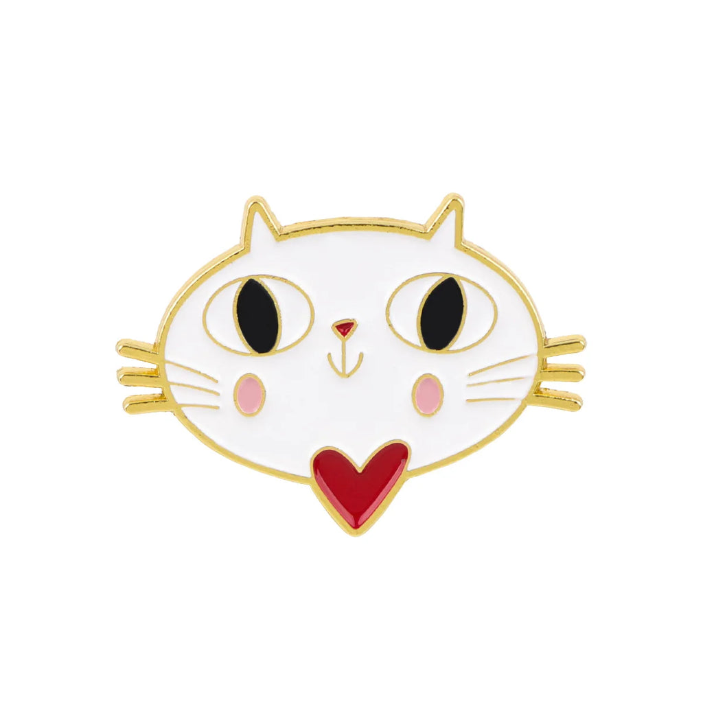 Funny Cat's Head Pin