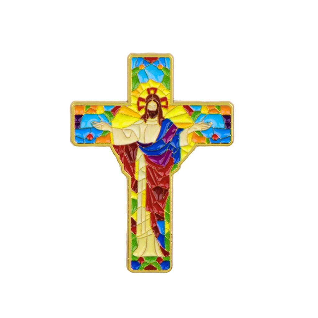 Jesus & Sheep Enamel Pin Cartoon Brooch Pines Lapel Pins Badge on Backpack Clothing Accessories Fashion Jewelry Friends Gifts