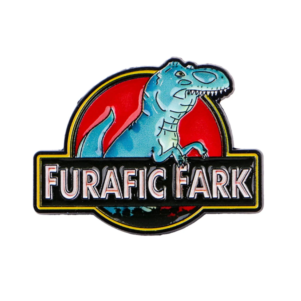 Goofy Dinosaur Park Pin