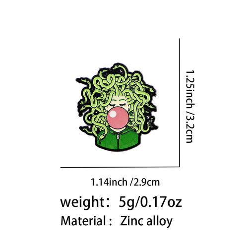 Teenage Medusa Pin