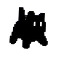 Pixel Black Cat Pin