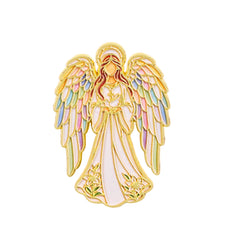 Engel-Emaille-Pin Cartoon-Brosche Reversnadeln Abzeichen am Rucksack Bekleidungsaccessoires Modeschmuck Geschenke für Freunde