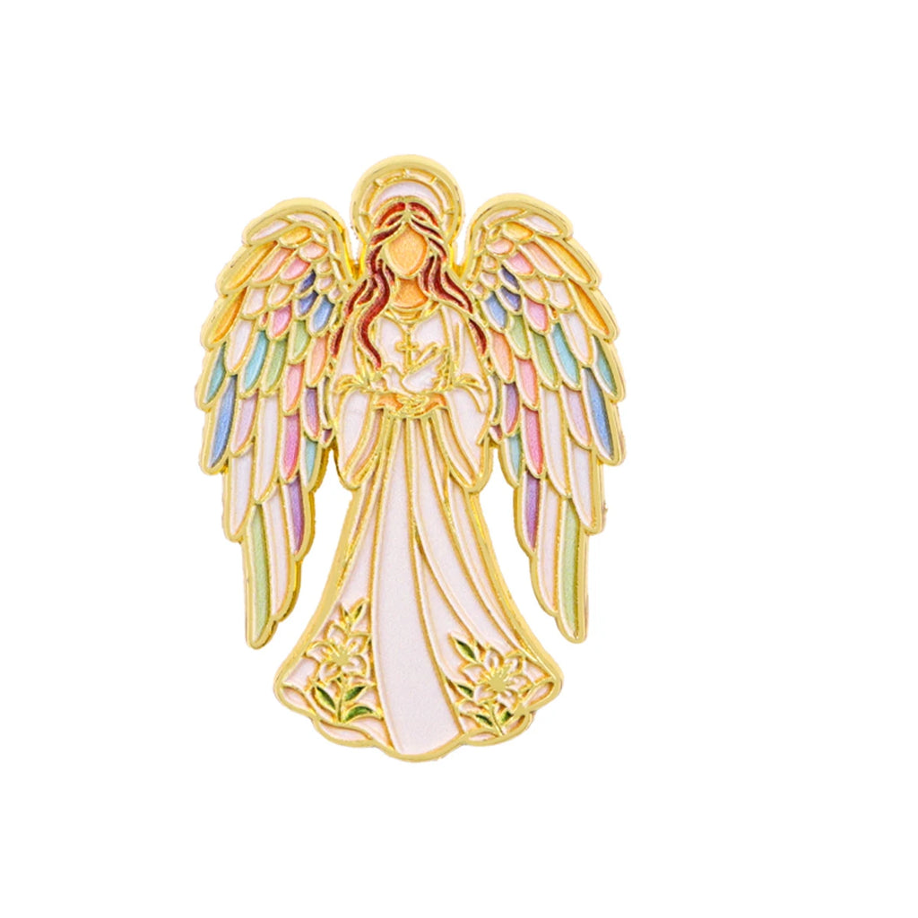 Angel Enamel Pin Cartoon Brooch Lapel Pins Badge on Backpack Clothing Accessories Fashion Jewelry Friends Gifts