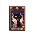 The Lovers Black Cat Tarot Pin