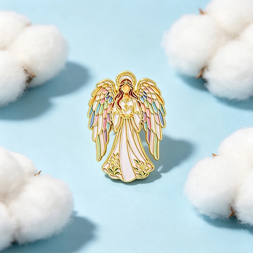 Angel Enamel Pin Cartoon Brooch Lapel Pins Badge on Backpack Clothing Accessories Fashion Jewelry Friends Gifts