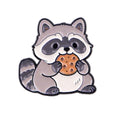 Raccoon Eating a Cookie Pin
