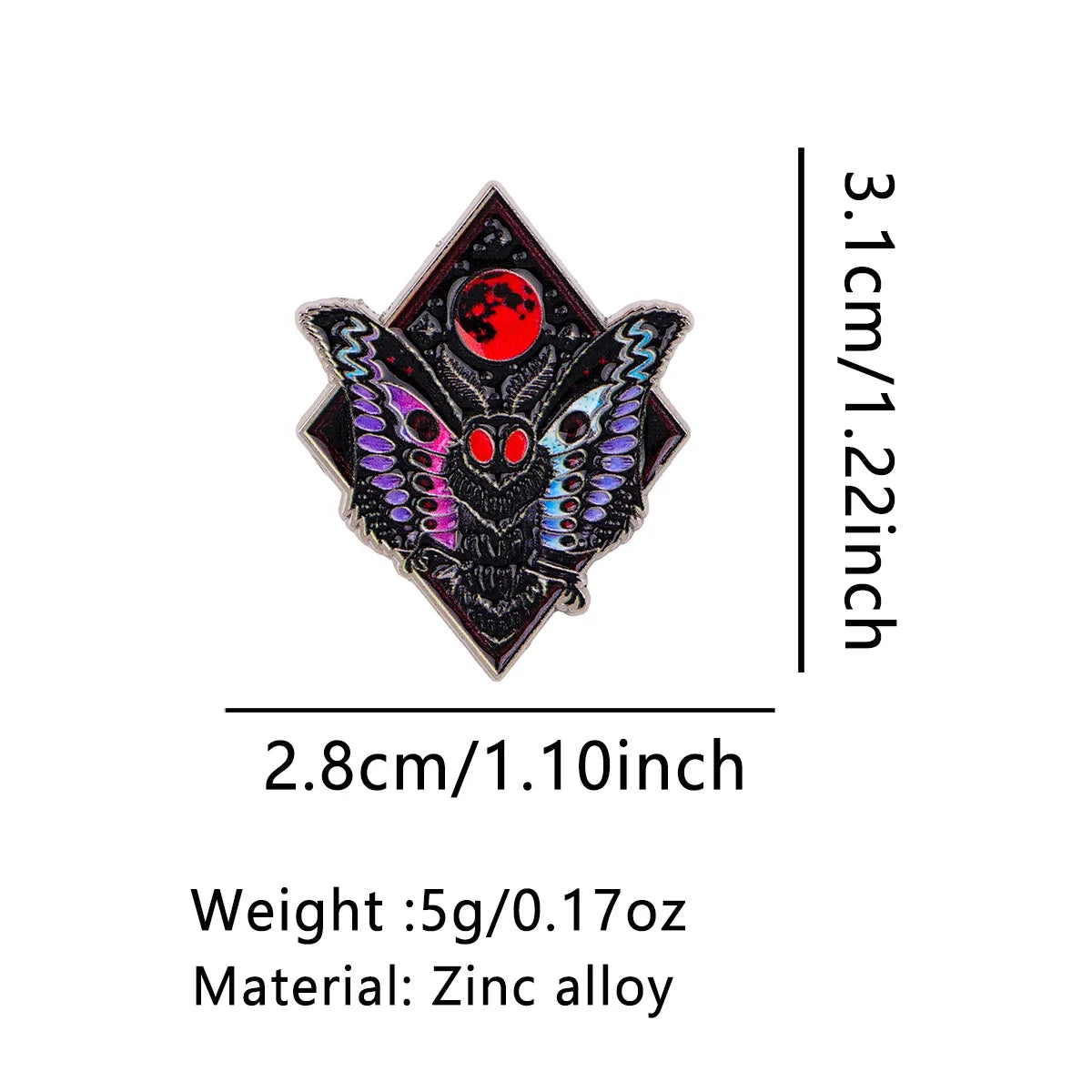 Mothman Pin
