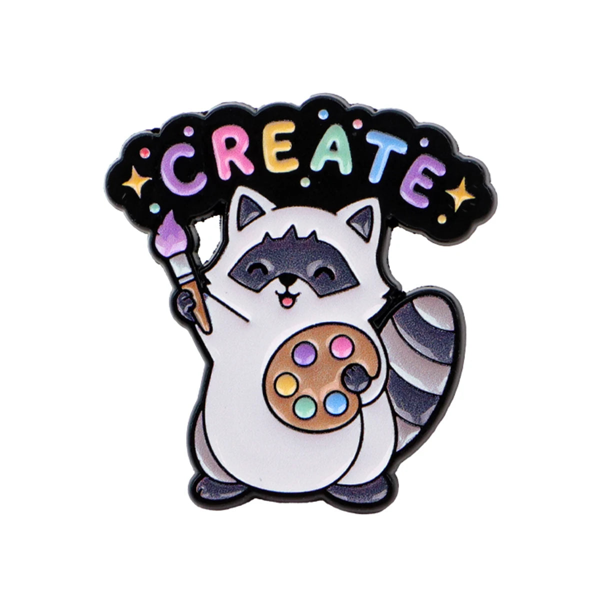 Cute Raccoon Activity Pins
