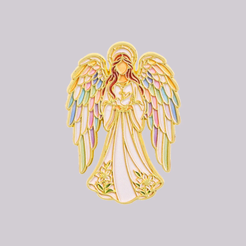 Angel Enamel Pin Cartoon Brooch Lapel Pins Badge on Backpack Clothing Accessories Fashion Jewelry Friends Gifts
