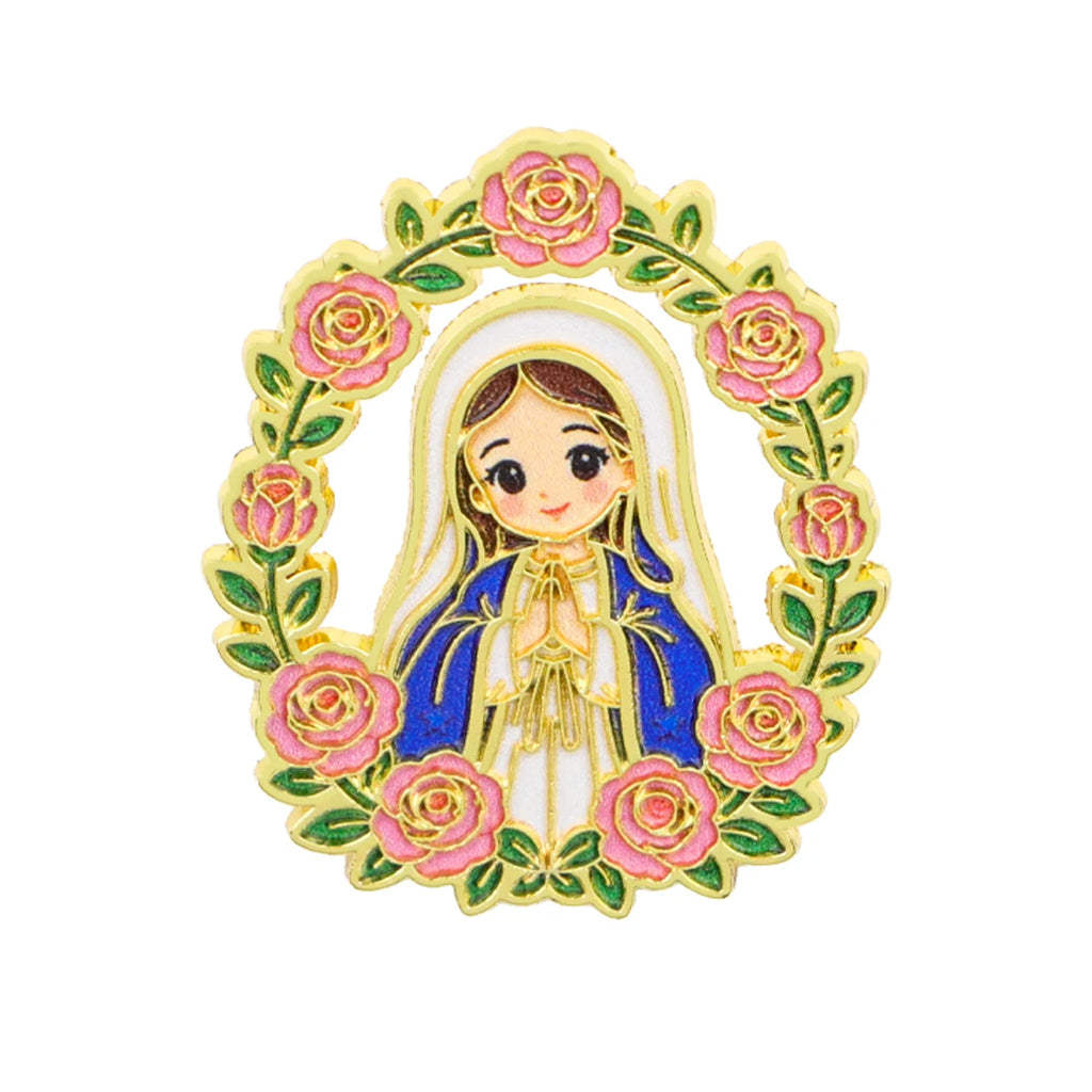 Jesus & Sheep Enamel Pin Cartoon Brooch Pines Lapel Pins Badge on Backpack Clothing Accessories Fashion Jewelry Friends Gifts