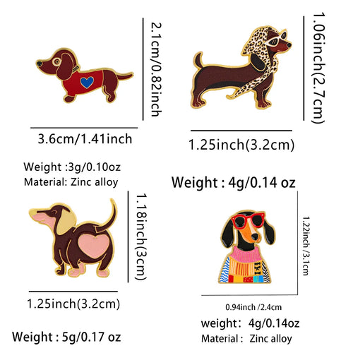 Cool Dachshund Pin