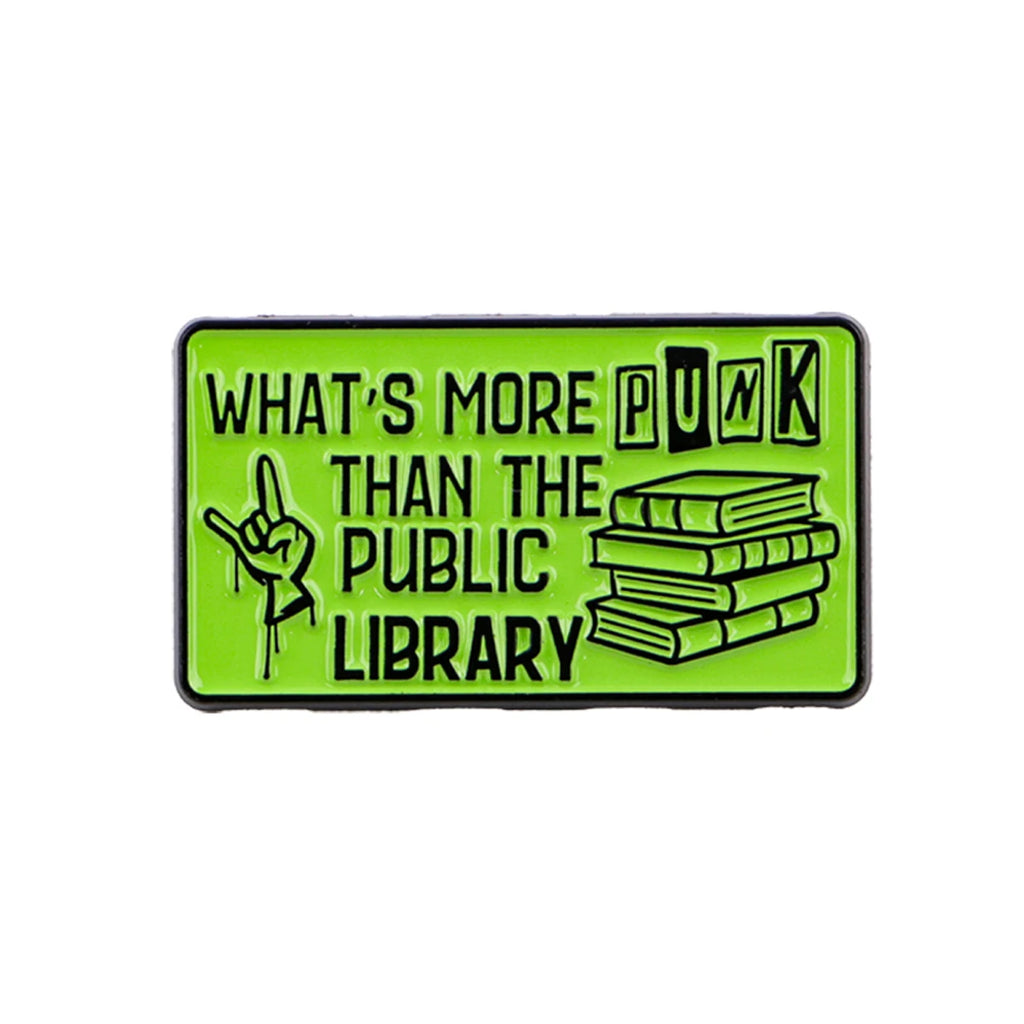 What's More Punk Than the Public Library Pin