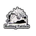 Rolling Fatties Cat Pin