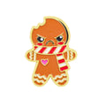 Angry Gingerbread Man Pin