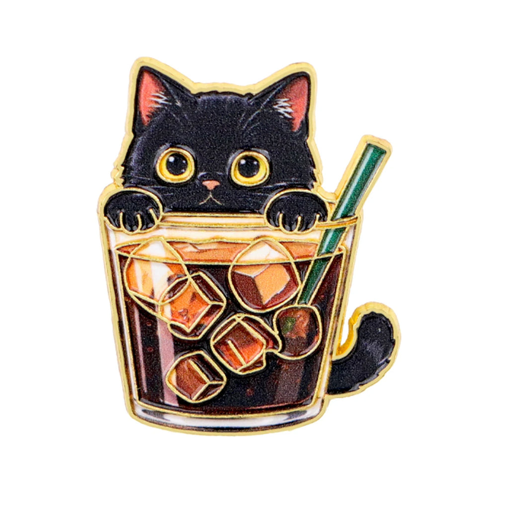 Coffee Cat Pin Collection