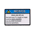 OSHA LAW 2972.3A Pin