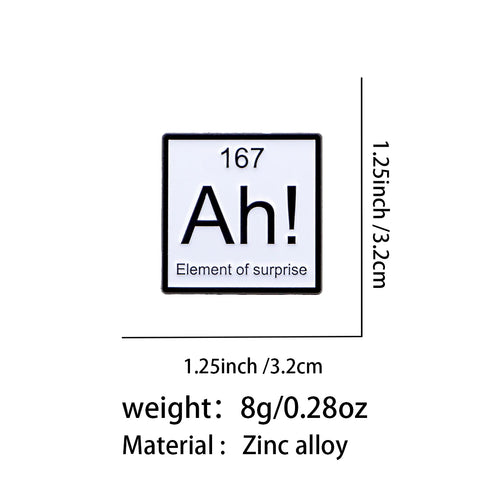 Ah! Element of Surprise Pin