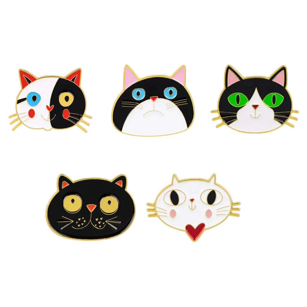 Funny Cat's Head Pin