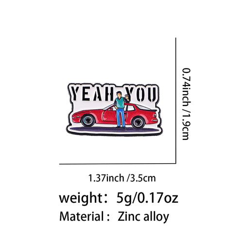 "YEAH YOU " Jake Ryan Sixteen Candles Pin