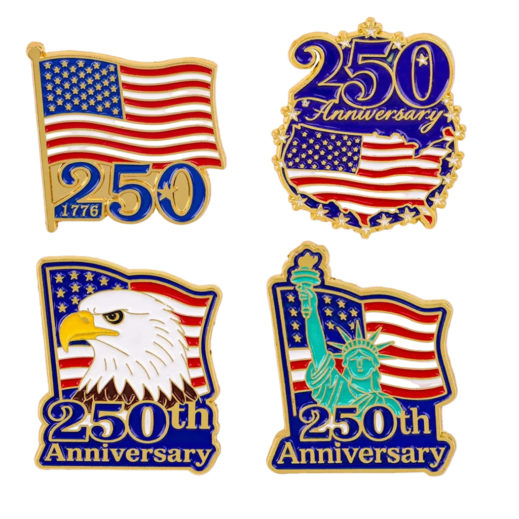 America 250Th Birthday Pin