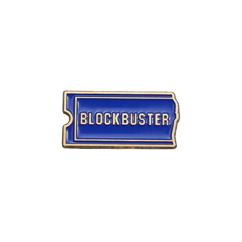 Blockbuster Video Ticket Pin