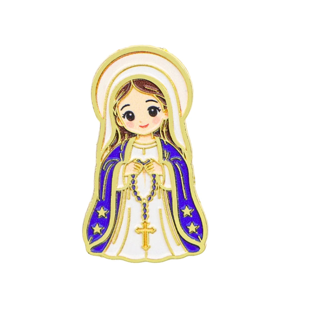 Jesus & Sheep Enamel Pin Cartoon Brooch Pines Lapel Pins Badge on Backpack Clothing Accessories Fashion Jewelry Friends Gifts