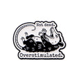 Nicht tot, überstimulierte Opossum-Anstecknadel