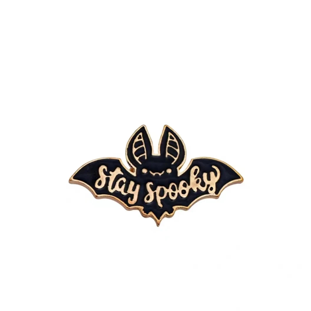 Stay Spooky Bat Pin