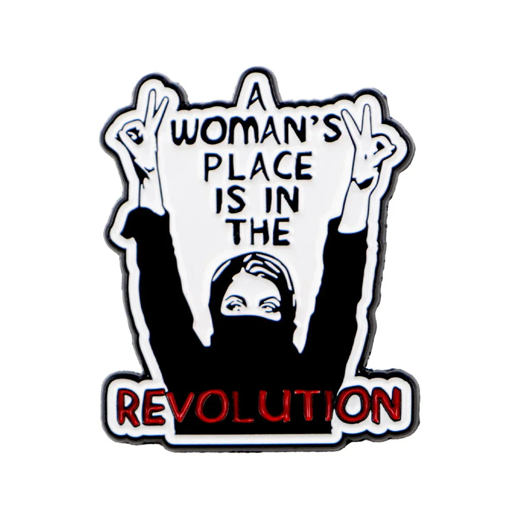 Feminist Enamel Pin Women’s Rights Brooch Pines Lapel Pins Badge on Backpack Clothing Accessories Fashion Jewelry