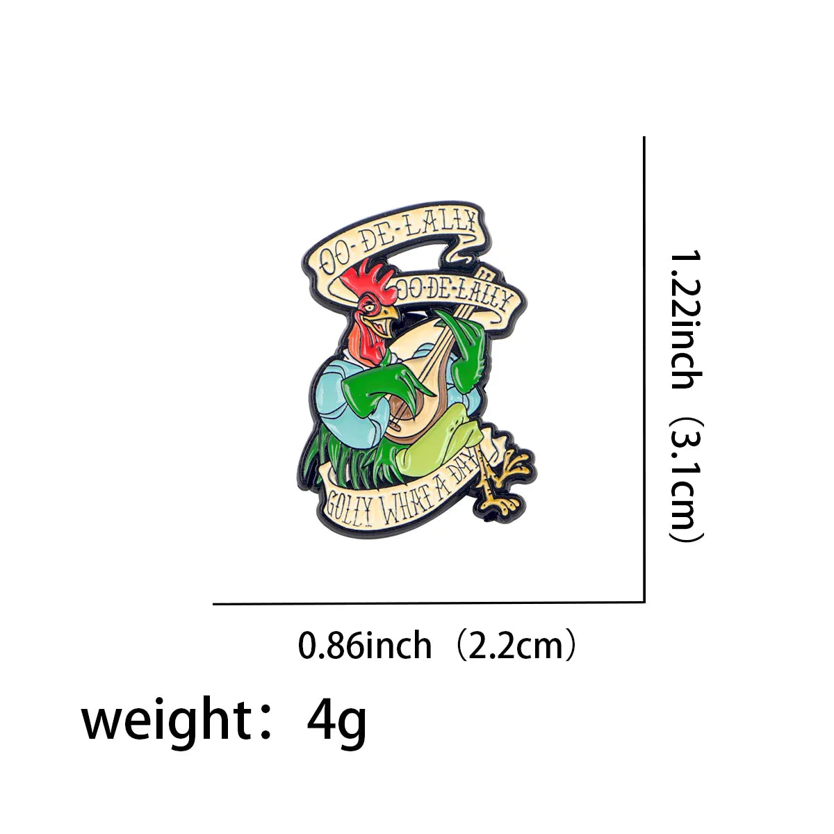 Alan A Dale Enamel Pin 1