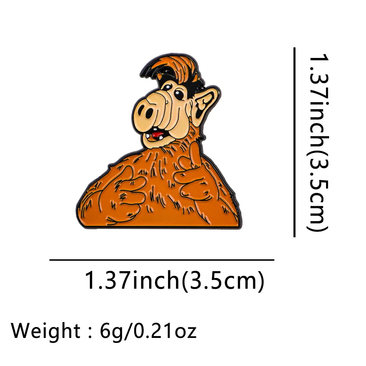 Alf Enamel Pin 1