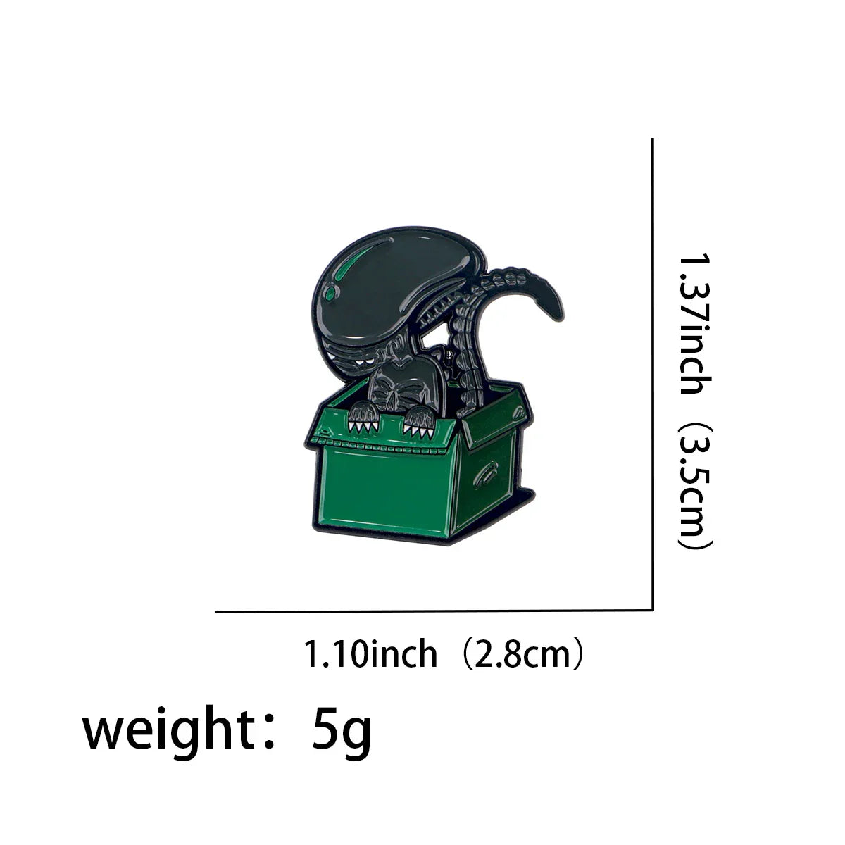 Alien Enamel Pin 1