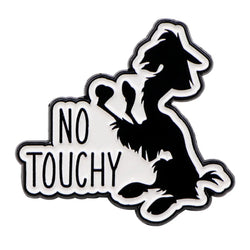 Alpaca ’No Touchy’ Enamel Pin 1 / MULTI