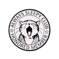 ALWAYS SLEEPY CLUB Enamel Pin Cute Cat Brooch Pines Lapel Pins Badge on Backpack Clothing Accessories Animal Jewelry