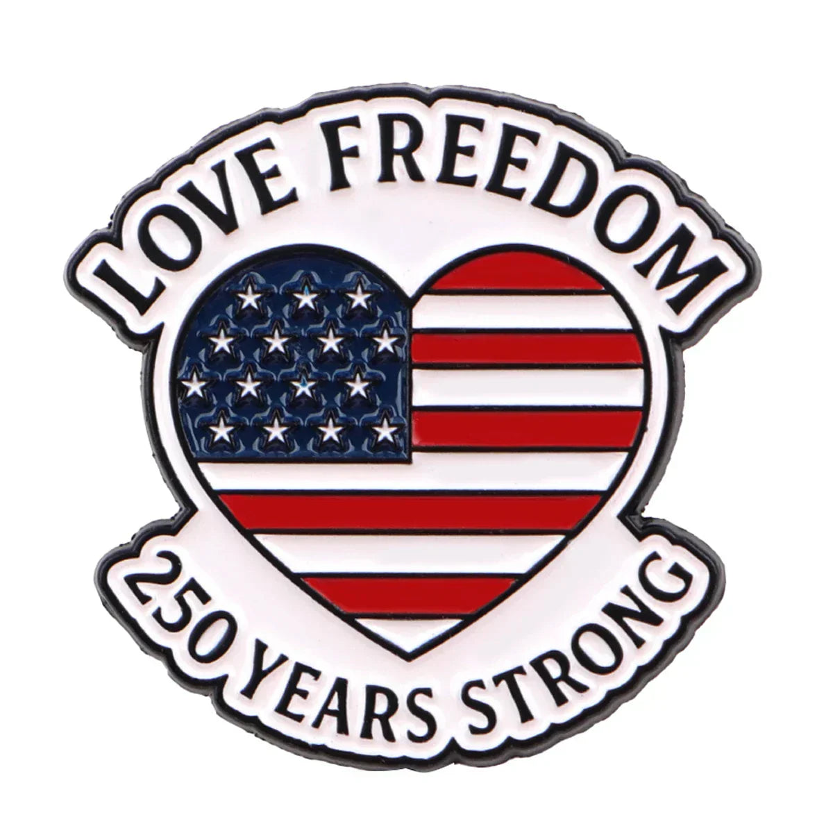 American Flag Lapel Pins for Backpacks Brooches for Women Enamel Pin Fashion Jewelry Accessories 250th Anniversary Gift