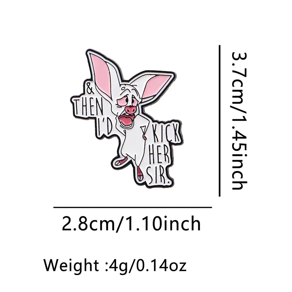Funny Bat Lapel Pins for Backpacks Funny Quotes Brooches for Women Enamel Pin Fashion Jewelry Accessories Friends Gift