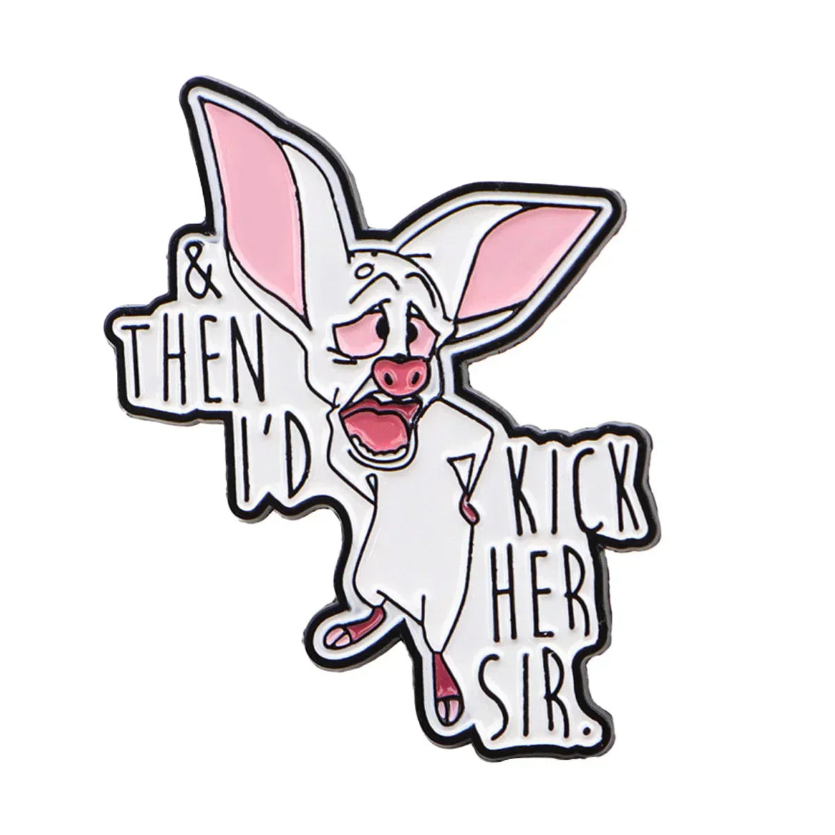 Funny Bat Lapel Pins for Backpacks Funny Quotes Brooches for Women Enamel Pin Fashion Jewelry Accessories Friends Gift