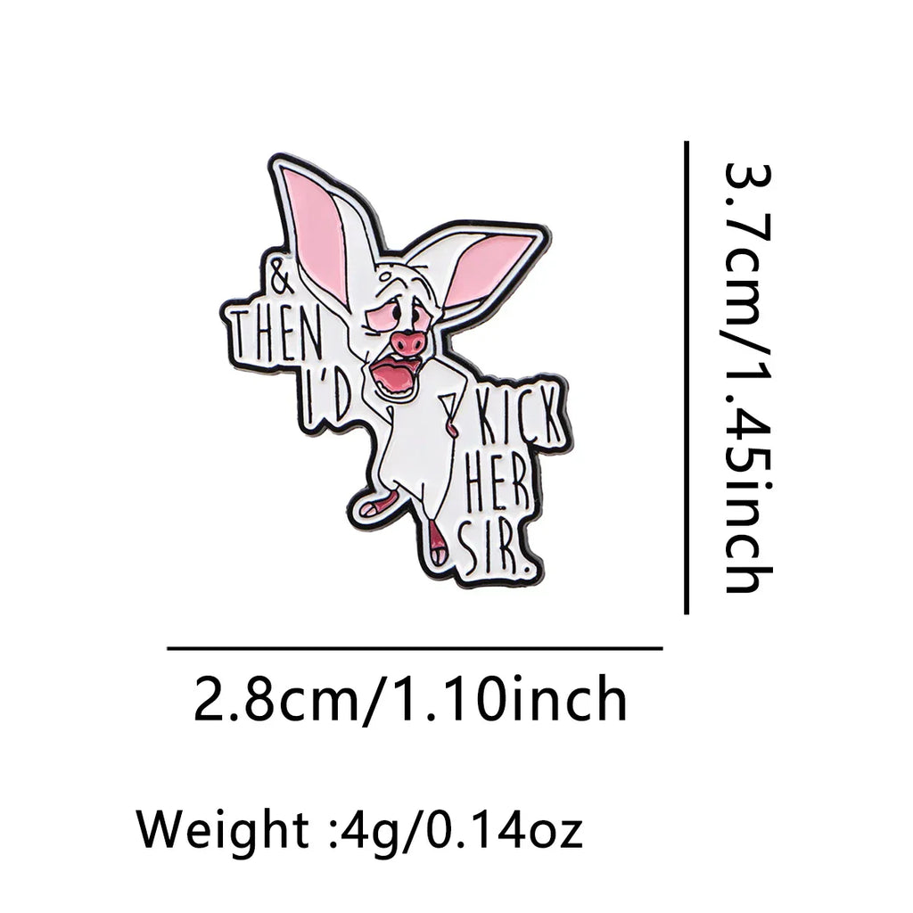 Funny Bat Lapel Pins for Backpacks Funny Quotes Brooches for Women Enamel Pin Fashion Jewelry Accessories Friends Gift