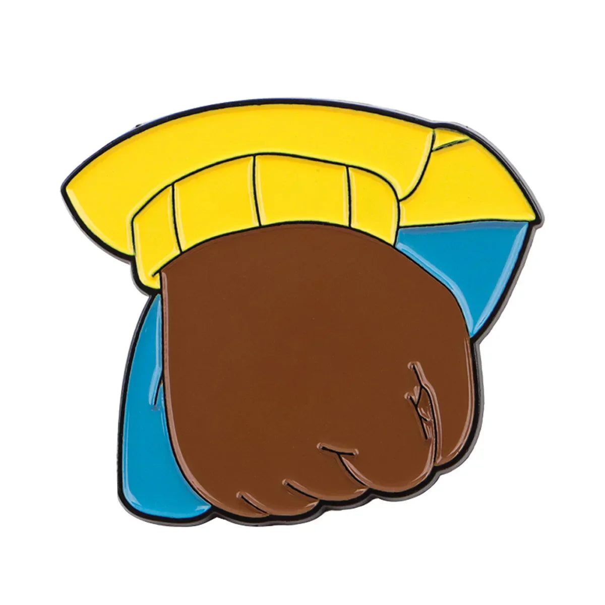 Cute Fist Enamel Pin Cartoon Brooch Pines Lapel Pins Badge on Backpack Clothing Accessories Funny Jewelry Friends Gifts