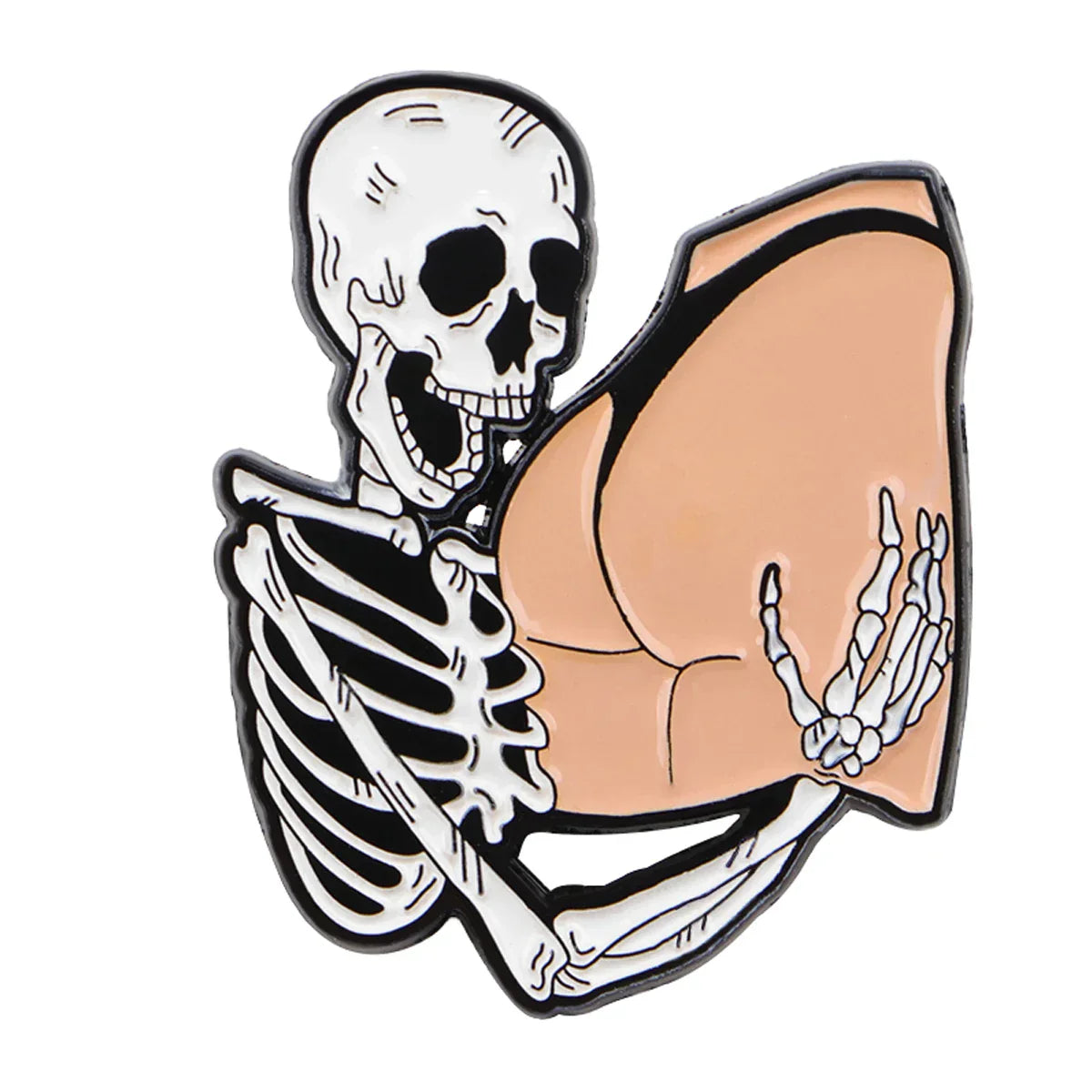 Ass Skeleton Enamel Pin 1
