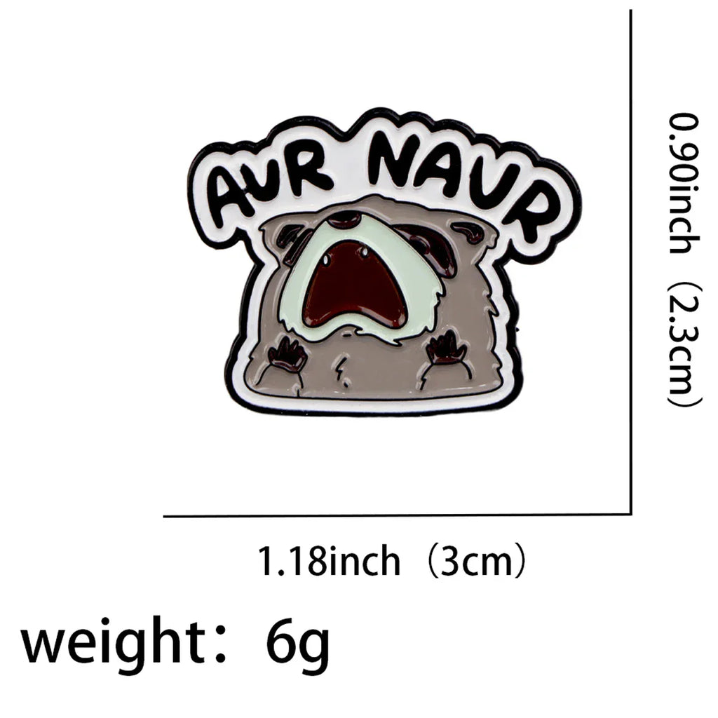 Aur Naur Enamel Pin 1