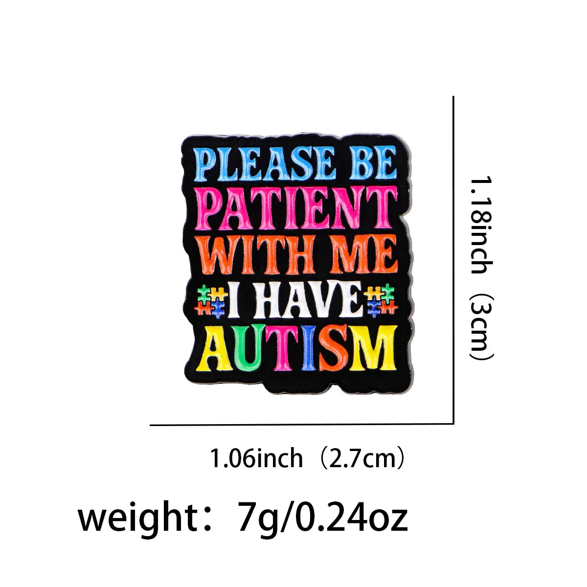 Autism Awareness Enamel Pin 1