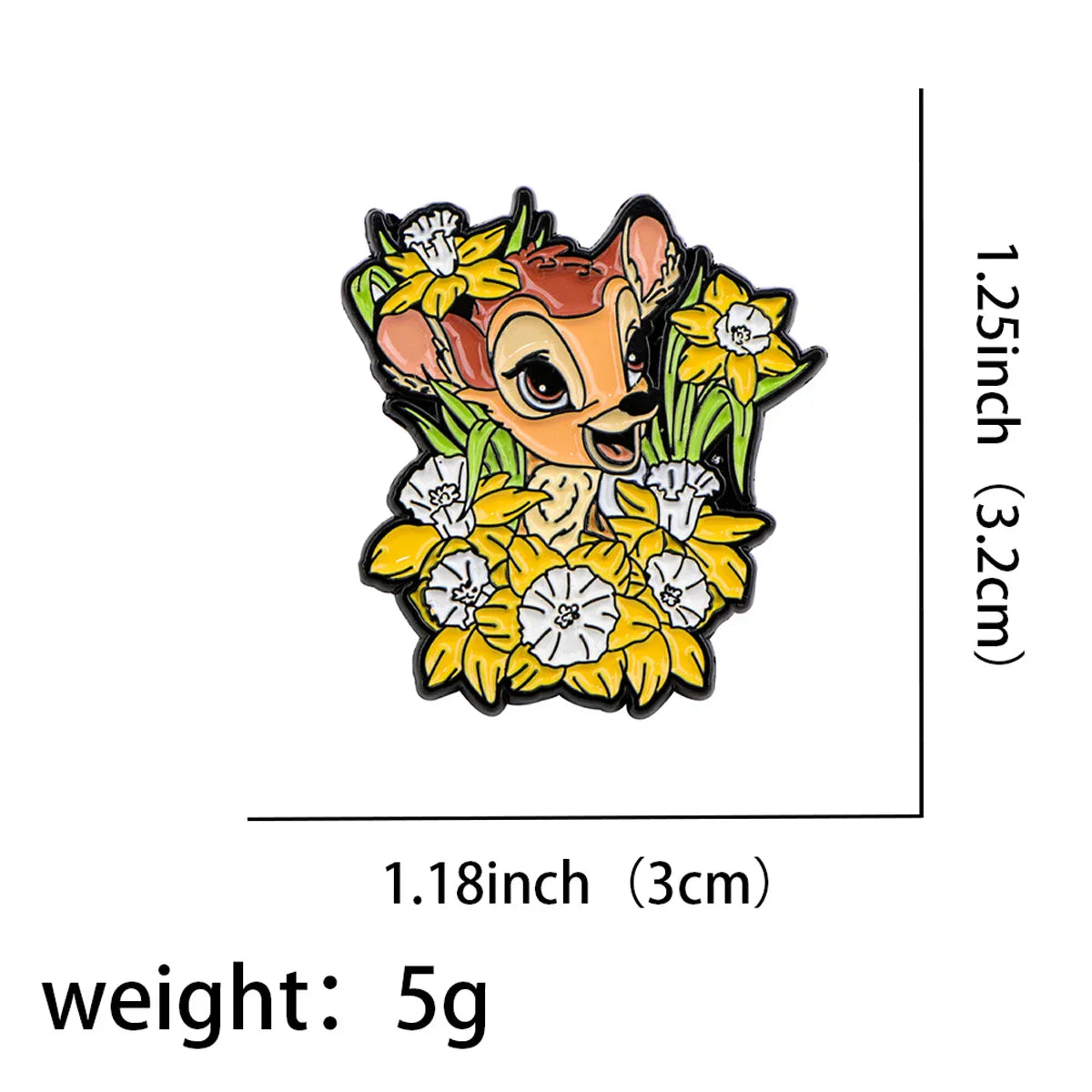Bambi Enamel Pin 1