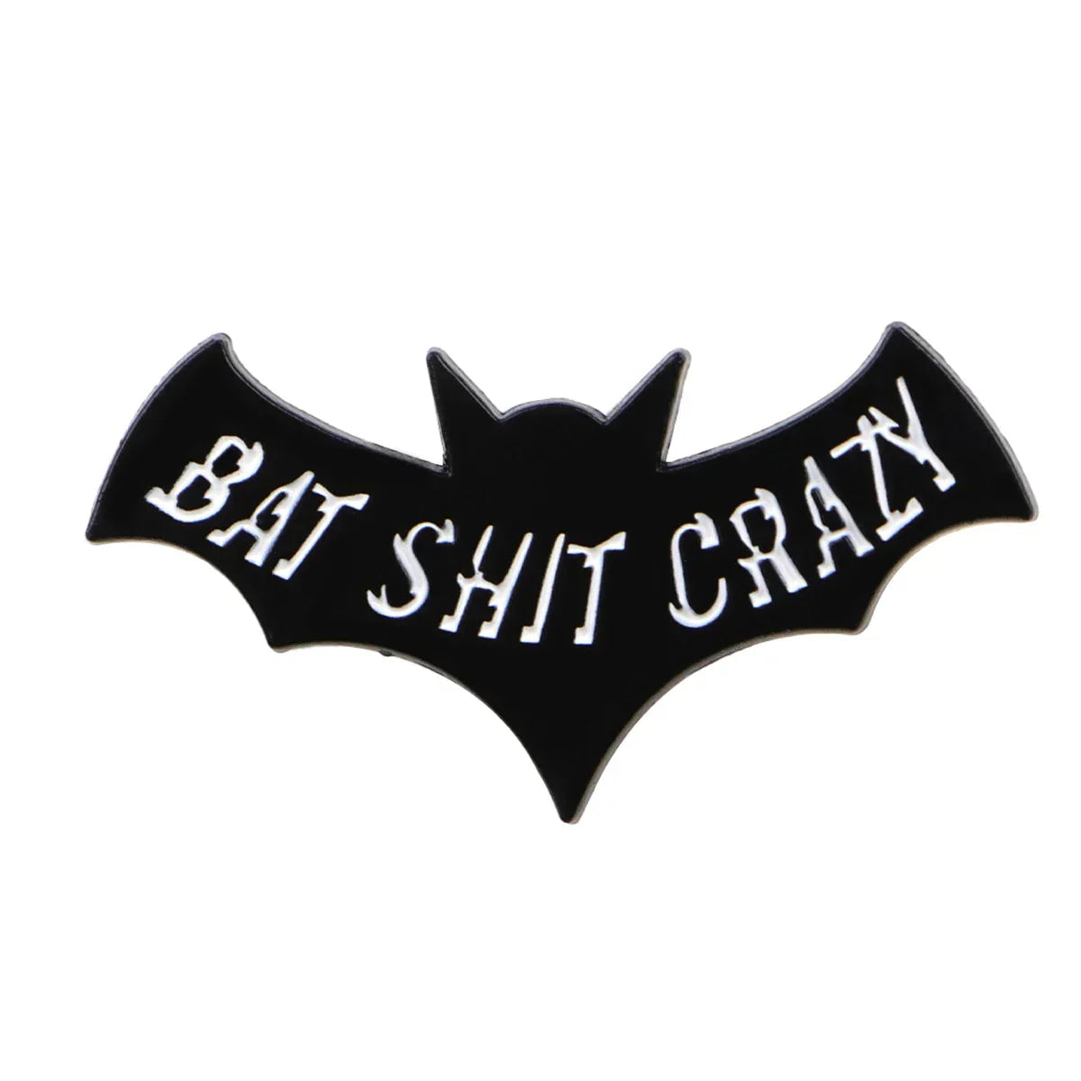 Black Bat Enamel Pin Cartoon Brooch Pines Lapel Pins Badge on Backpack Clothing Accessories Punk Jewelry Friends Gifts