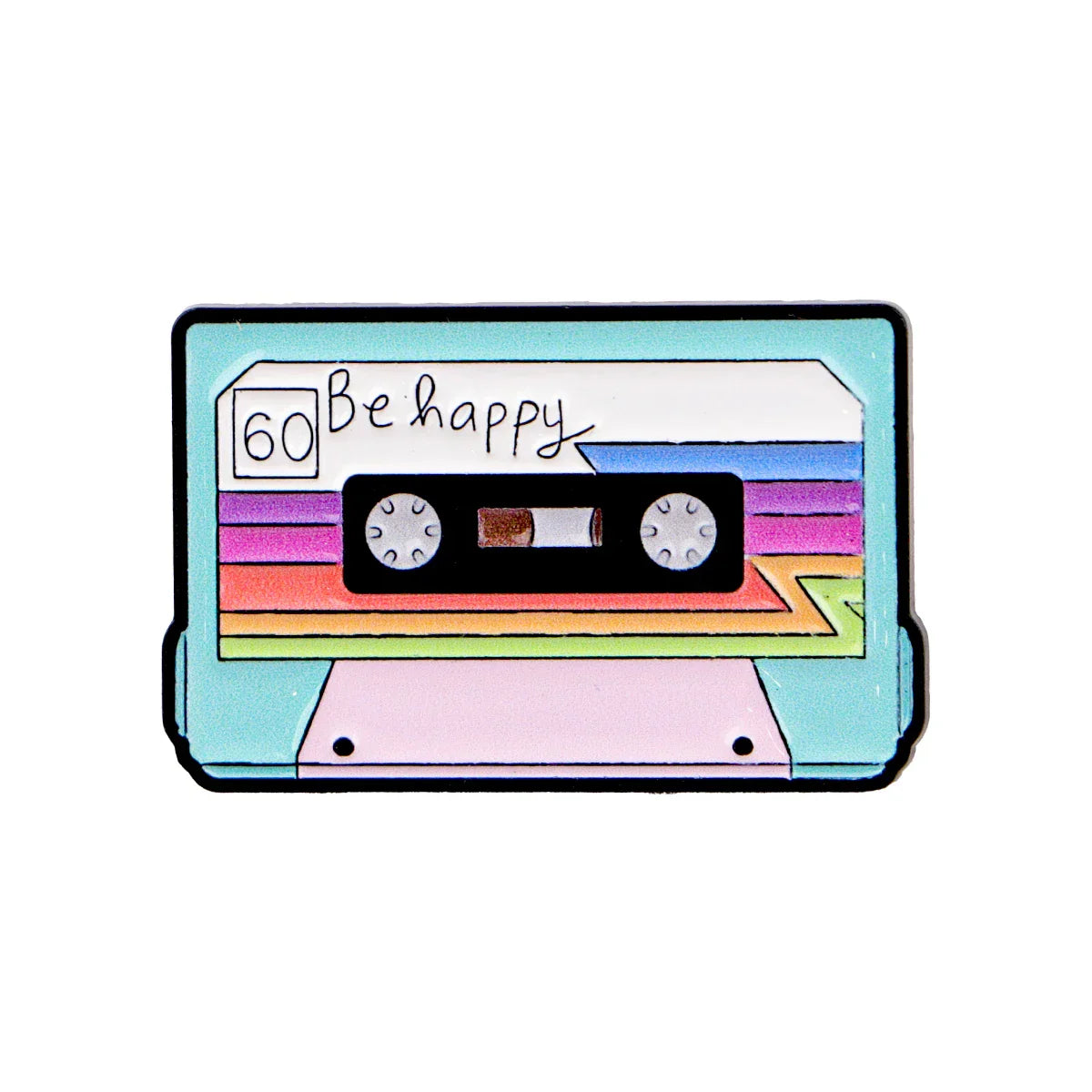 Retro Tape Enamel Pin Funny Lapel Pins for Backpacks Metal Badges Brooch for Clothes Accessories Fashion Jewelry