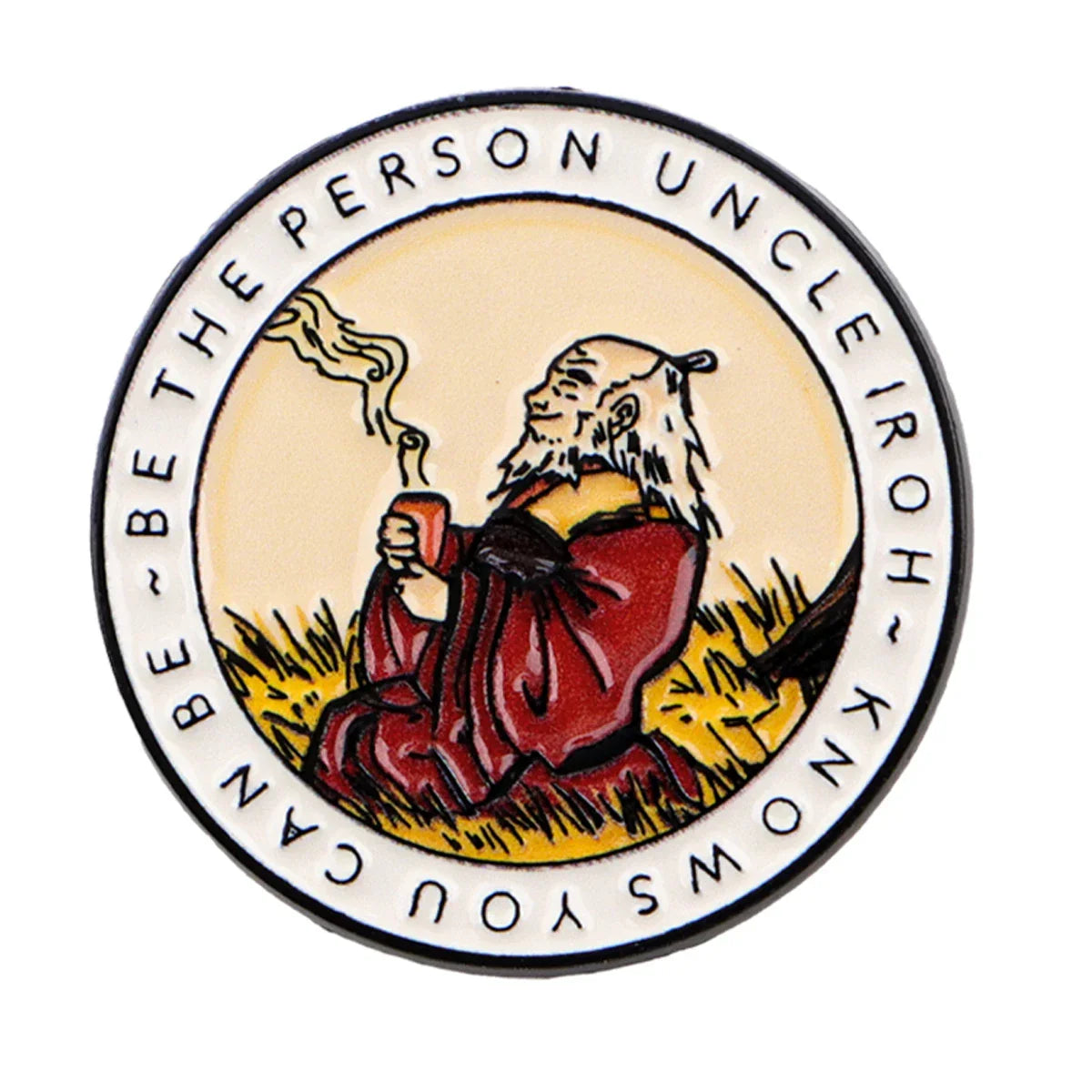 ’BE THE PERSON’ Enamel Pin Cartoon Brooch Pines Lapel Pins Badge on Backpack Clothing Accessories Fashion Jewelry