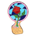 Beauty and the Beast Rose Enamel Pin 1